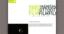 Desktop Screenshot of hans-otto-film.de